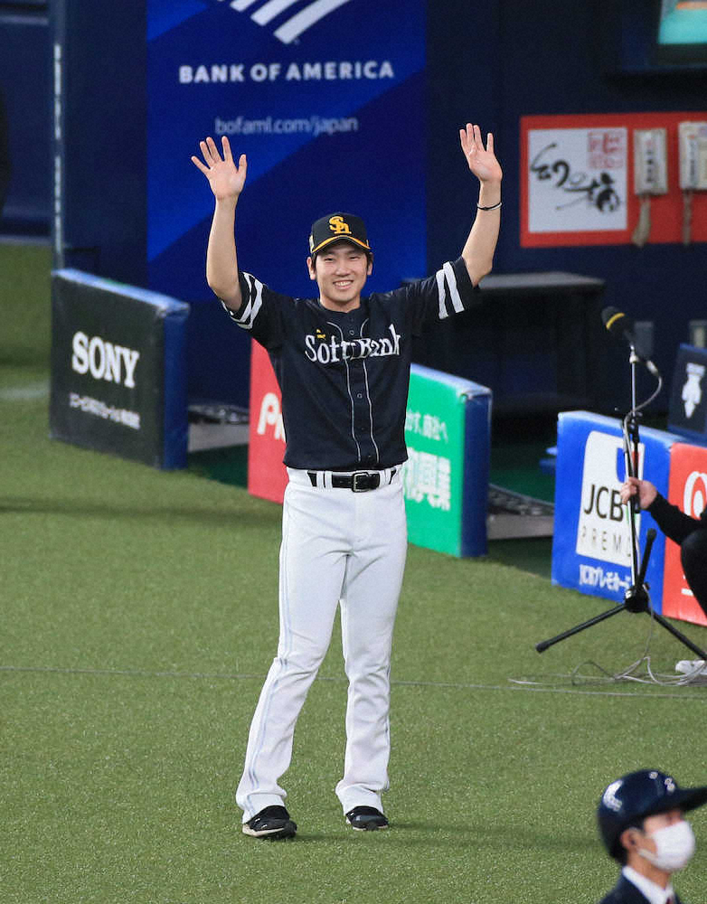 【画像・写真】ソフトバンク・石川「いつも通り、全力で」、日本S初先発で通算4勝目　魔球パワーカーブ武器に