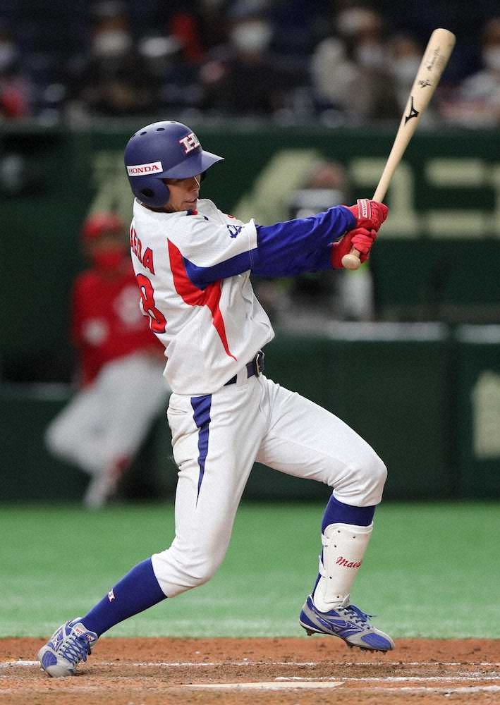 【画像・写真】Honda鈴鹿、的確補強で3年ぶり初戦突破　前田が千金の決勝三塁打
