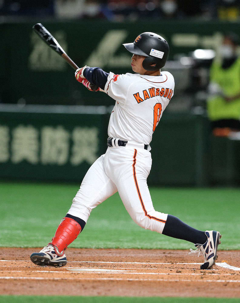 【画像・写真】「100勝」ENEOS　川口主将が先制ソロ「あの打席に“全集中”しました」