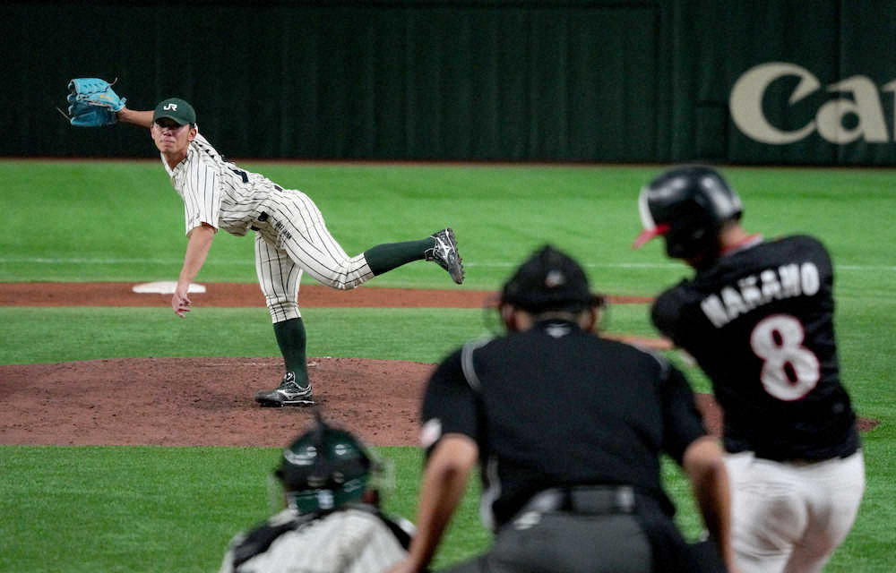 【画像・写真】都市対抗で阪神の新人対決実現!　ドラ2・伊藤将がドラ6・中野を封じるも「打撃はすごく上手い」