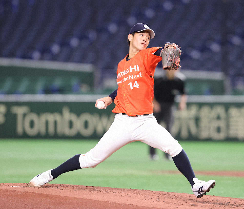 【画像・写真】昨年4強まさか完敗　日立製作所・青野3回持たず5失点KO「甘い球を全て打ち返された」