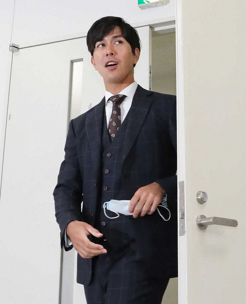 【画像・写真】今季支配下登録の中日・マルク　現状維持で更改　「1試合でも多く1軍に」