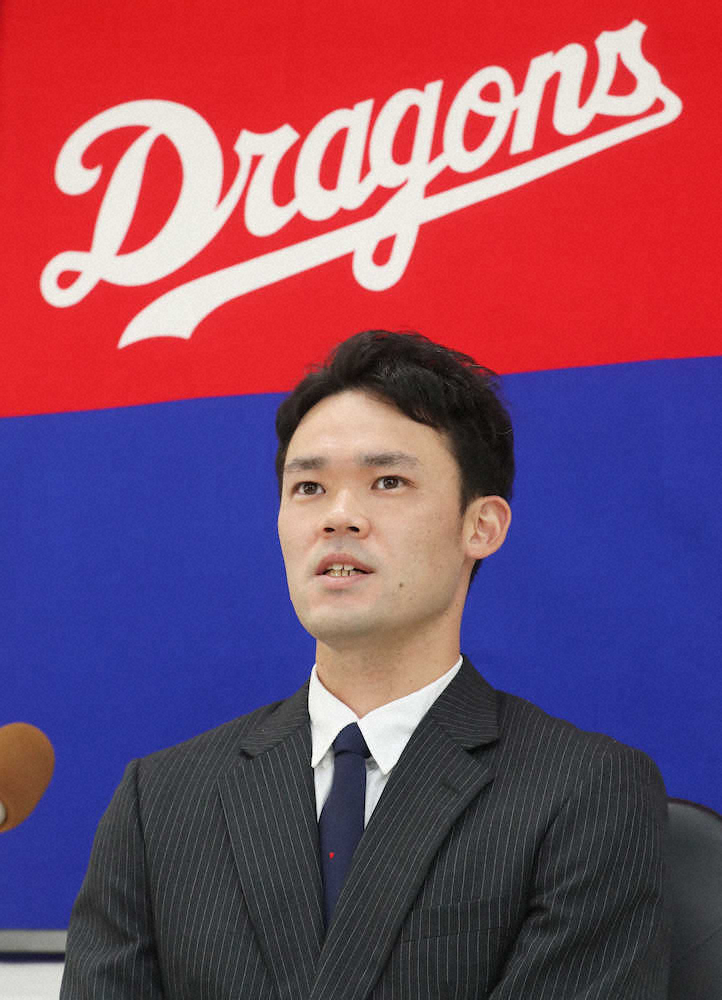 【画像・写真】中日・福谷　2度目の交渉“すっきり”2900万円で更改　「保留のインパクト大きかった」