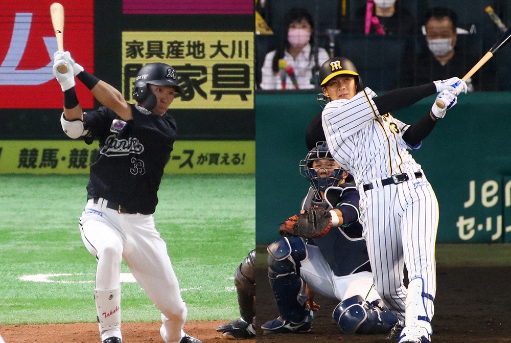 【画像・写真】スポニチ選定ファーム新人賞はロッテ高部と阪神・井上　過去にはヤクルト村上ら