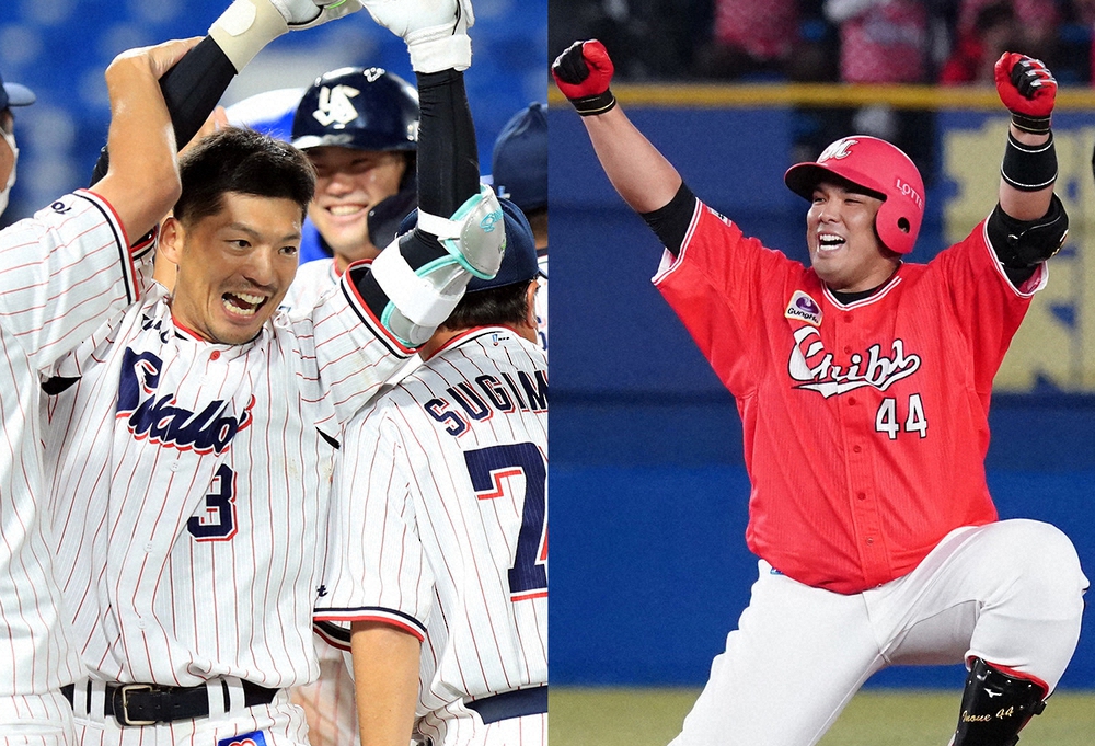 【画像・写真】サヨナラ賞年間大賞はヤクルト・西浦とロッテ・井上　年間計35試合のサヨナラゲームから