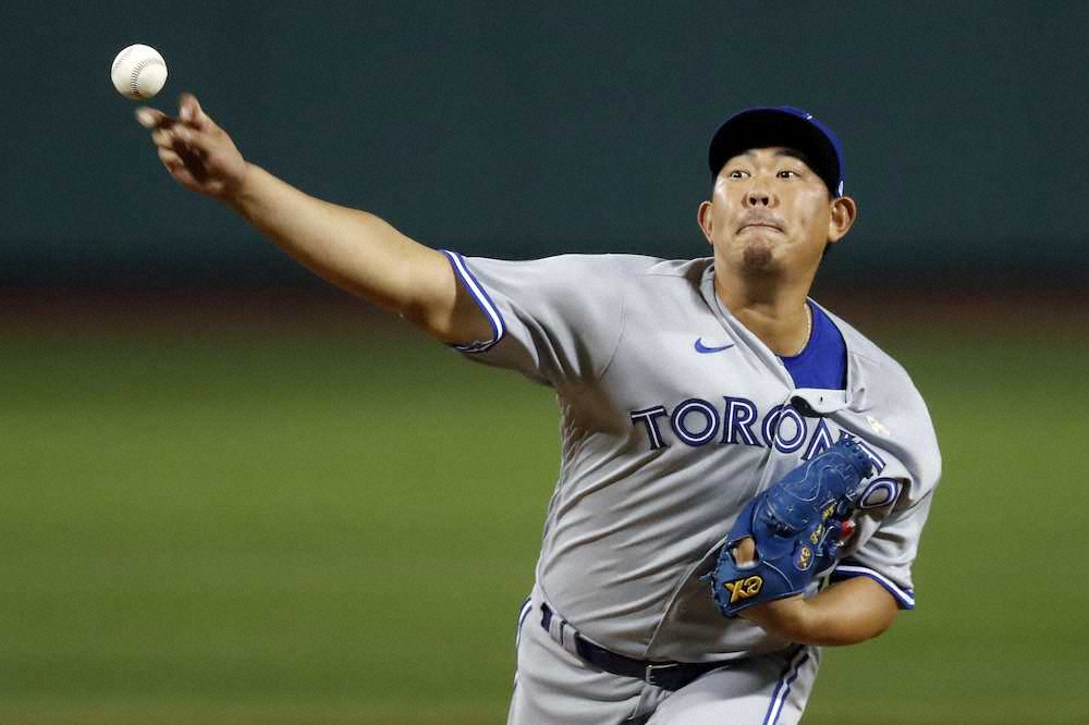 【画像・写真】ブルージェイズ・山口　苦しんだ1年目　目指すは先発の「4、5番手」