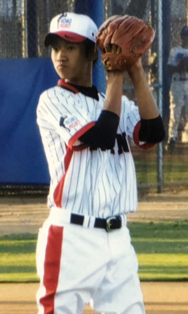 【画像・写真】【阪神新人連載】岩田将　中学2年から横手投げに本格転向し、ＮＯＭＯジャパン選出