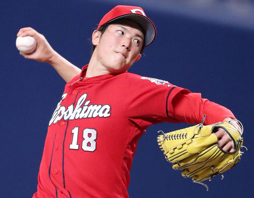 【画像・写真】広島・森下　「新旧背番号18」タッグだ！沖縄自主トレでマエケンと合体プラン