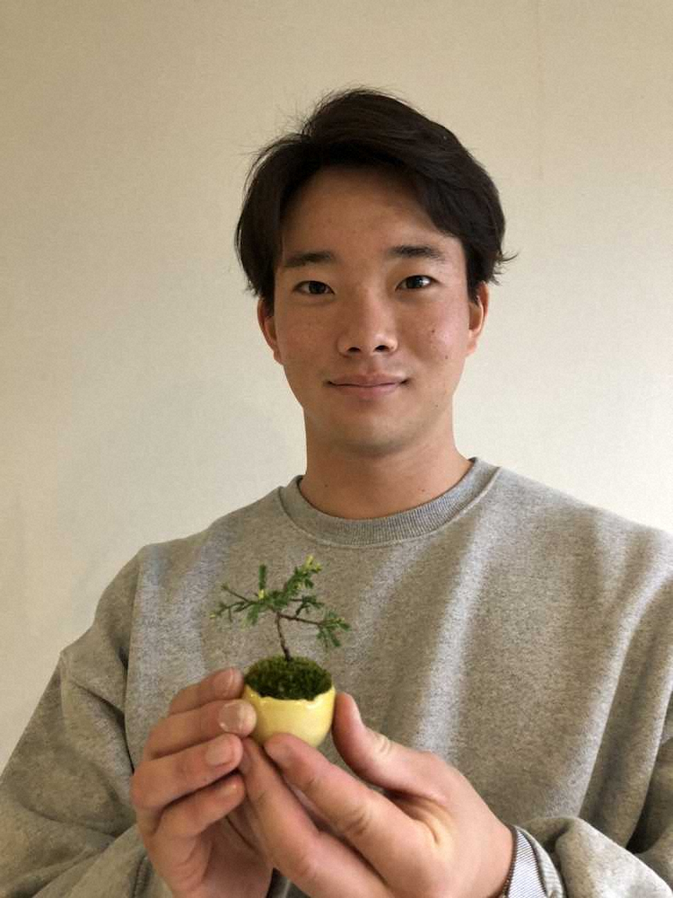 【画像・写真】ヤクルト　ドラ1木沢「緑が欲しい」、寮部屋をチームカラーで癒やし空間に