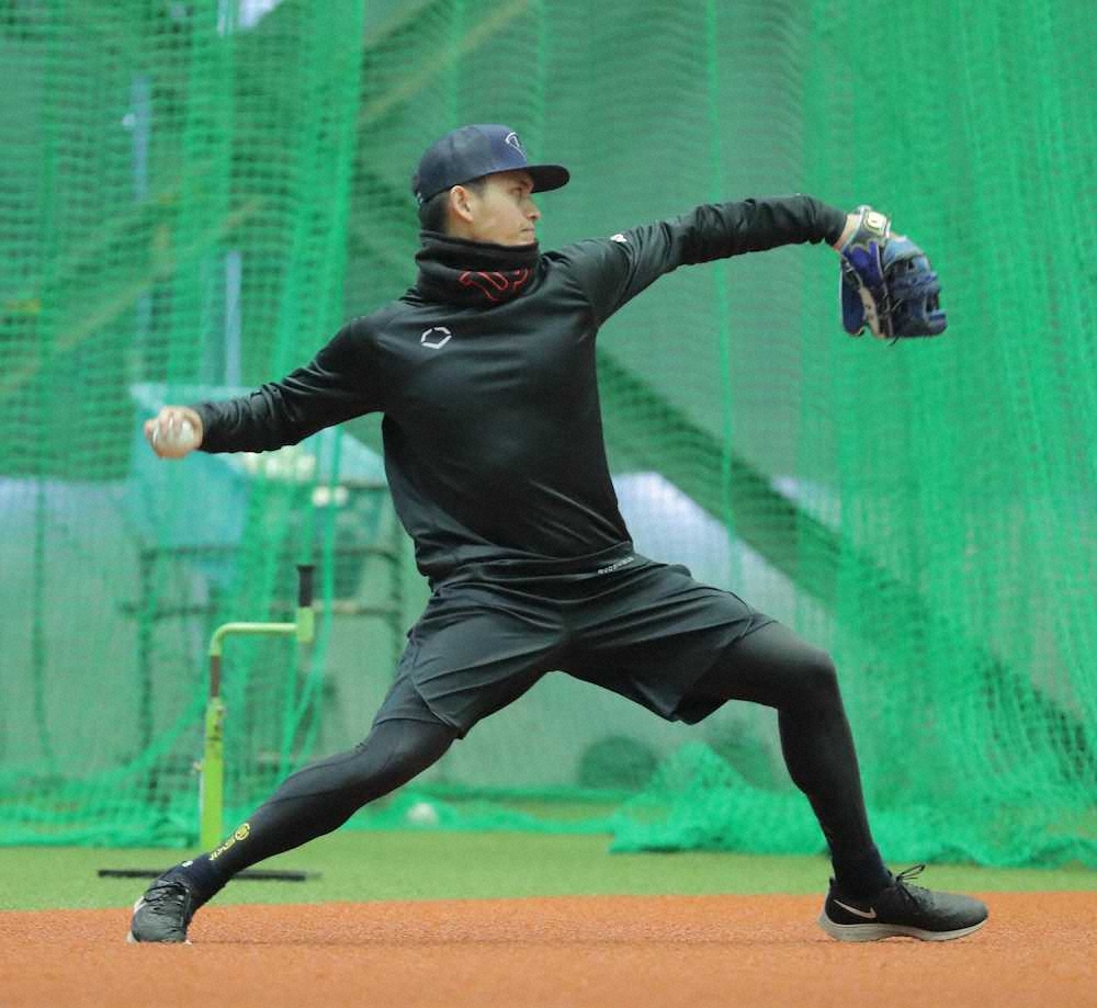 【画像・写真】オリ張奕が調整遅れに危機感　コロナ禍の余波を受け「キャンプで1軍は早いと思う」