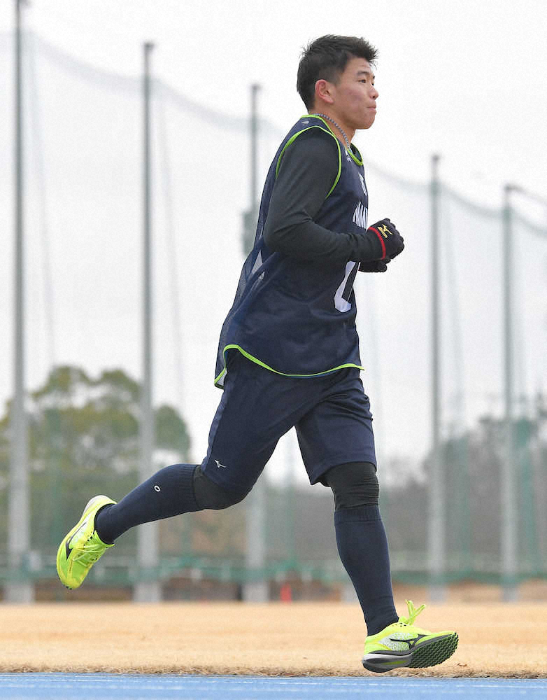 【画像・写真】ヤクルト・ドラ5並木　俊足でインパクト残す「必ず一番を獲りたい」