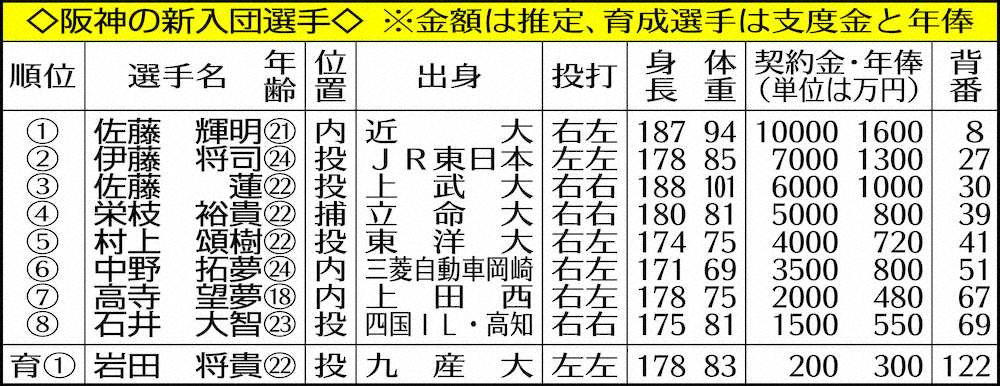 【画像・写真】【21年版・球界“新”士録(3)】阪神ドラ8・石井大　技巧派133キロ腕　探求心で変身最速153キロ