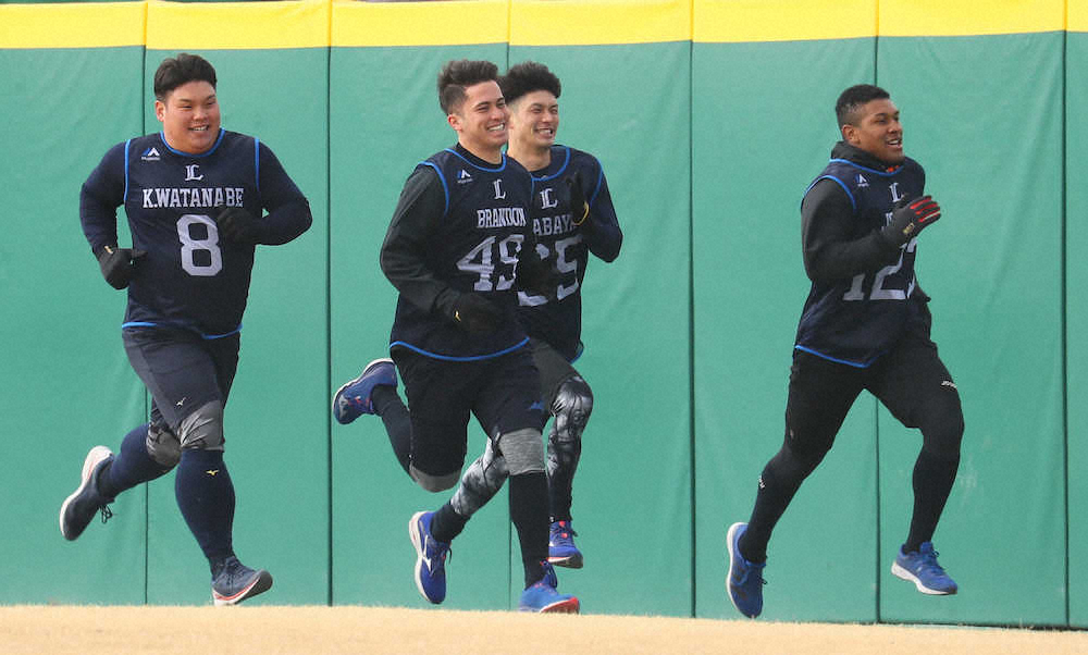 【画像・写真】西武　新人ではドラ4・若林とドラ6・ブランドンがA班スタート