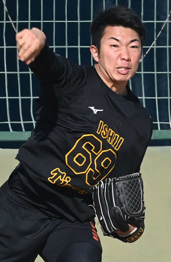 【画像・写真】阪神ドラ6中野　1軍キャンプは通過点「開幕スタメン、新人王が目標」2・4紅白戦に照準