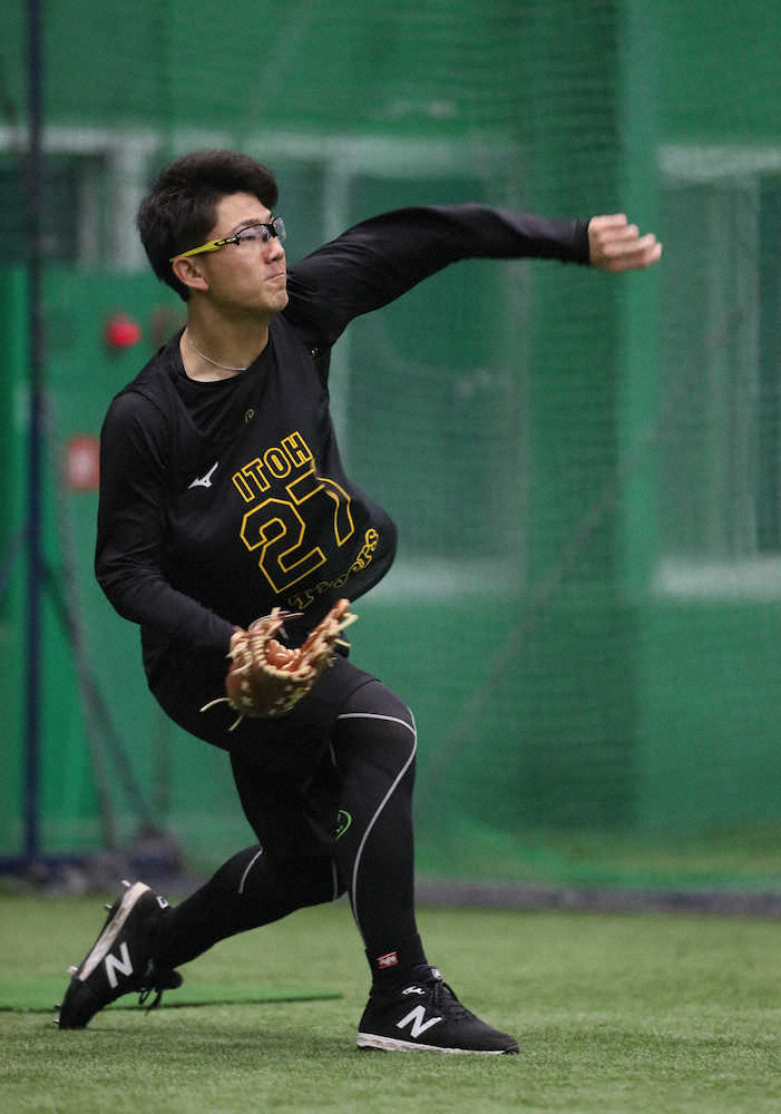 【画像・写真】阪神ドラ2伊藤将　開幕1軍へターゲットは同級生の浅間&渡辺　「対戦できたら勝てるように」