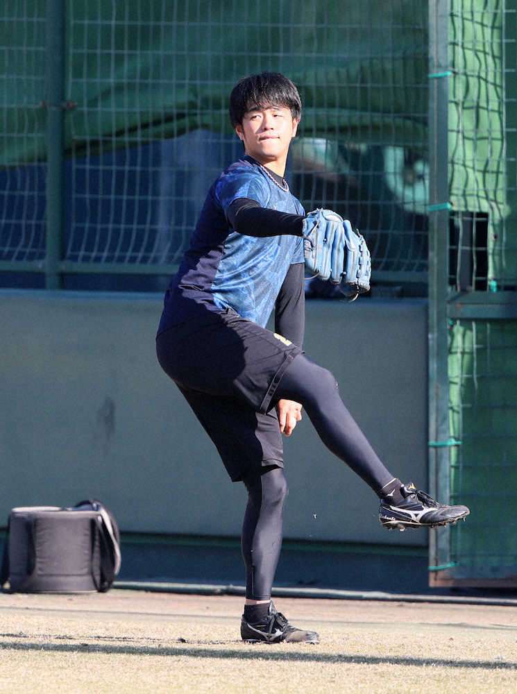 【画像・写真】阪神・高橋　“能見流”で直球磨く　「キャンプでもそこを大前提に」　被打率アップで改良決意