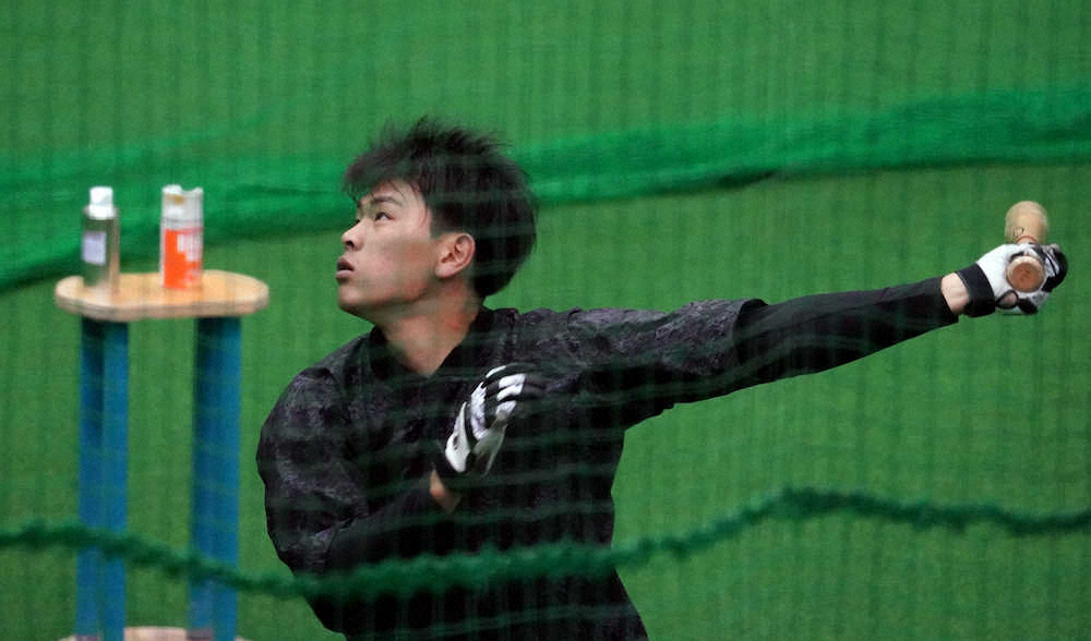 【画像・写真】日本ハム・野村　3年目で初の1軍キャンプ　レギュラー定着へ「本当に大事な年」