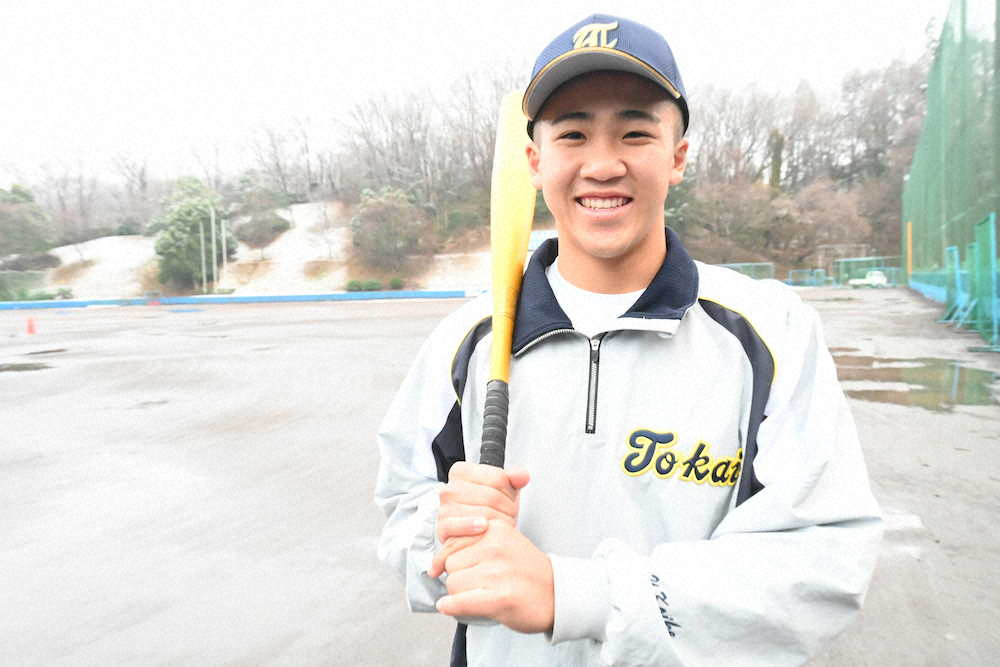 【画像・写真】DeNA小池1軍コーチ長男　東海大菅生・祐吏「フルスイングで本塁打を打ちたい」