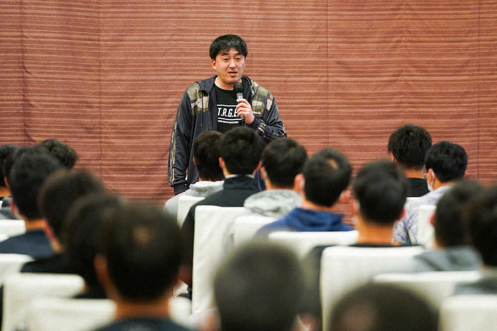【画像・写真】楽天・石井新監督が訓示　震災から10年「使命を背負った本当に特別なシーズン」