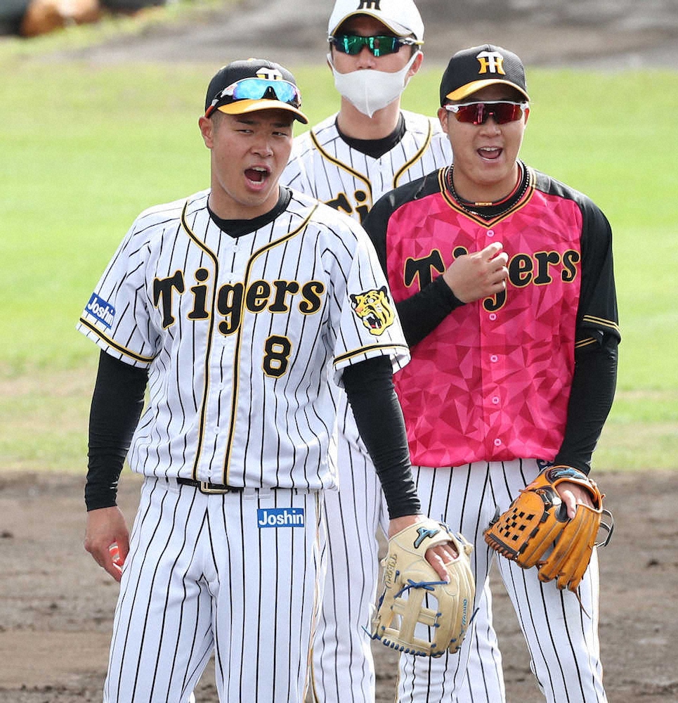 【画像・写真】「2・1」の衝撃　阪神・佐藤輝が超弾道披露　矢野監督「あれだけ高さのある打球はプロでもそんなに…」