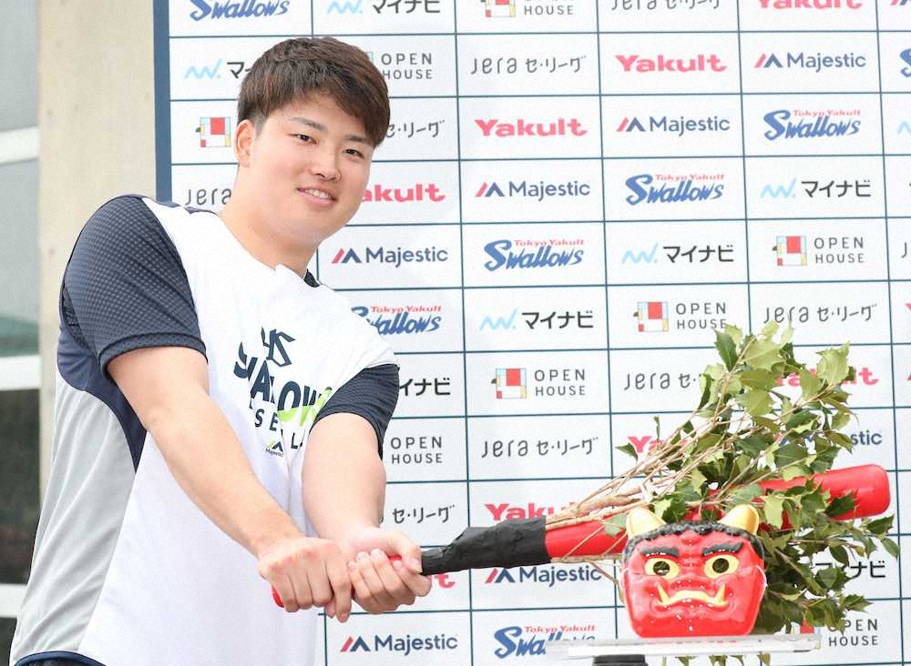 【画像・写真】ヤクルト・村上“福は打ち”　節分＆21歳誕生日に誓い　「優勝できるチームの4番に」