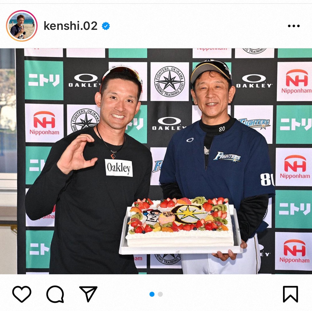 【画像・写真】日本ハム・杉谷拳士　30歳の誓い？「携わってきた方達に全体重をかけ…」