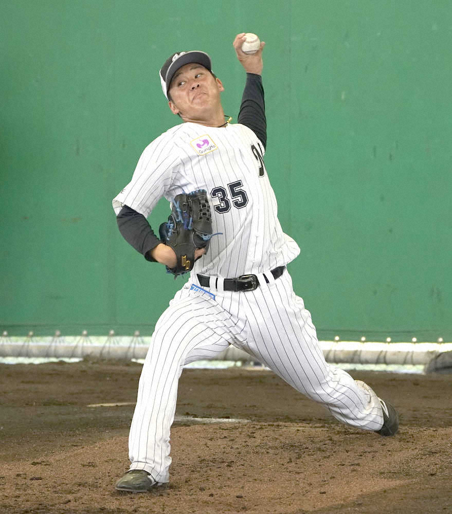 【画像・写真】ロッテ　ドラ1鈴木がフリー打撃登板　2発浴びるも球威は上々　ドラ4河村は安田に22球