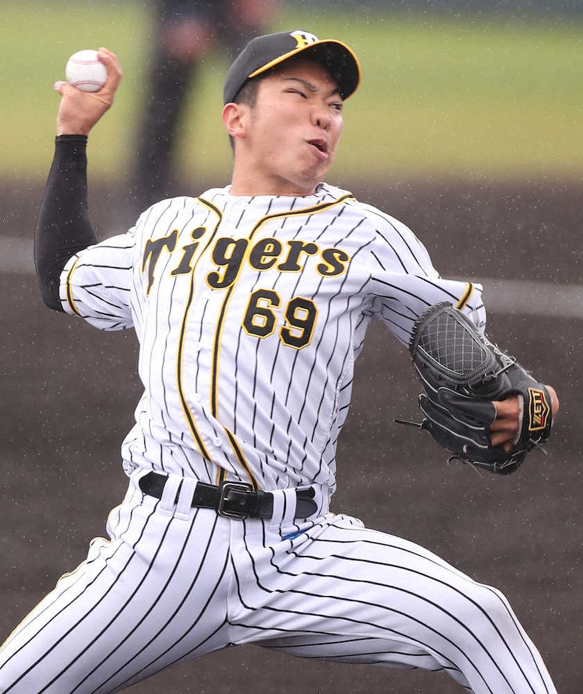【画像・写真】阪神ドラ8・石井大　真っ向勝負で近本＆大山斬り　1回無失点