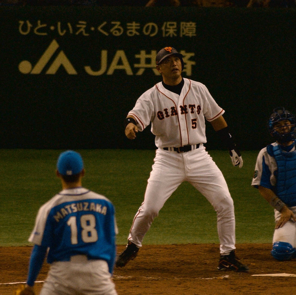02年の日本シリーズ第1戦で巨人 清原が西武 松坂から看板直撃の2ランを放つ スポニチ Sponichi Annex 野球