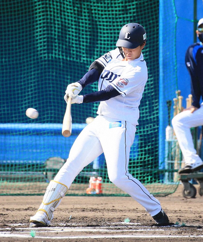 【画像・写真】西武・川野がケース打撃で快打　2年目の飛躍へ欠かさない「カワノート」