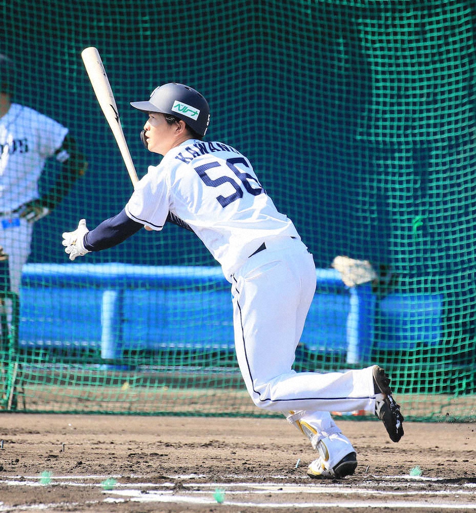 【画像・写真】西武2年目・川野　ケース打撃で会心二塁打　源田の遊撃の座「いつかは奪いたい」