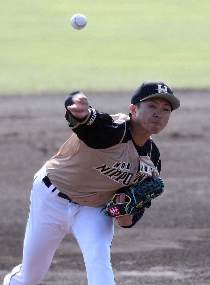 【画像・写真】日本ハム・上沢、開幕投手へ順調3回0封　4奪三振オール直球「いい球いっているのかな」