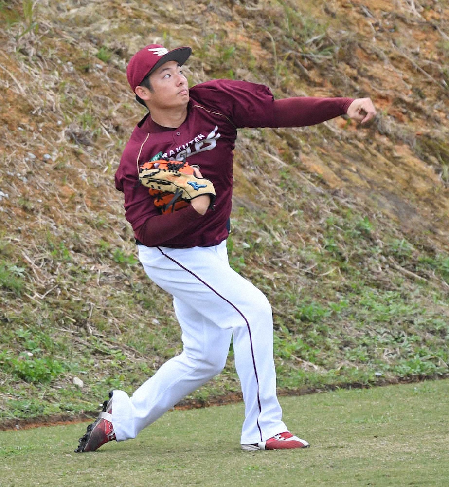 【画像・写真】楽天・松井　18日初実戦のテーマは現状把握「今の状態で開幕へ何が足りないか」