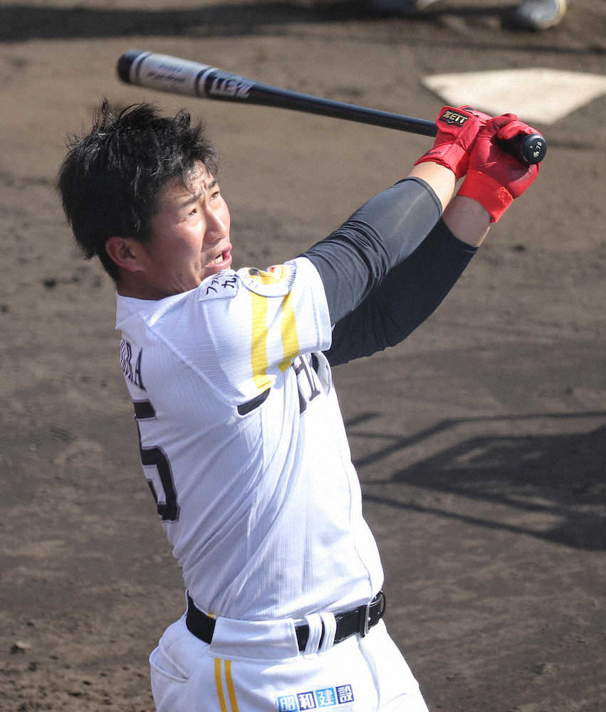 【画像・写真】ソフトBの3年目コンビ　野村＆水谷がA組練習に参加