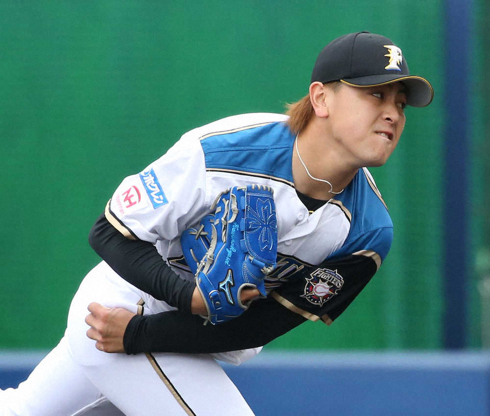 【画像・写真】日本ハム・河野、開幕2戦目は俺だ！紅白戦3回完全4Kで猛アピール
