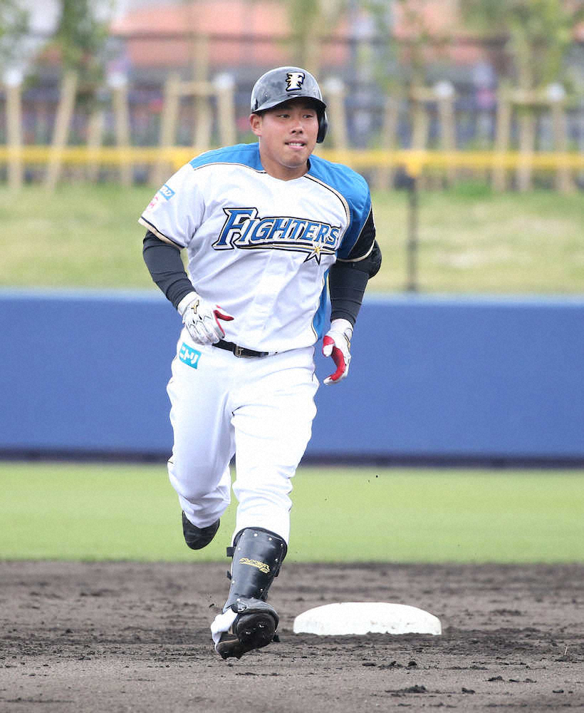 【画像・写真】日本ハム・樋口がチーム1号　育成出身1メートル68「和製アルテューベ」が三塁定位置獲りだ