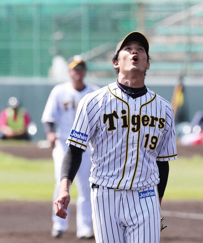 【画像・写真】「ニュー藤浪」完成間近！対外試合初登板で3回無失点「変化球を使えたのが一番」
