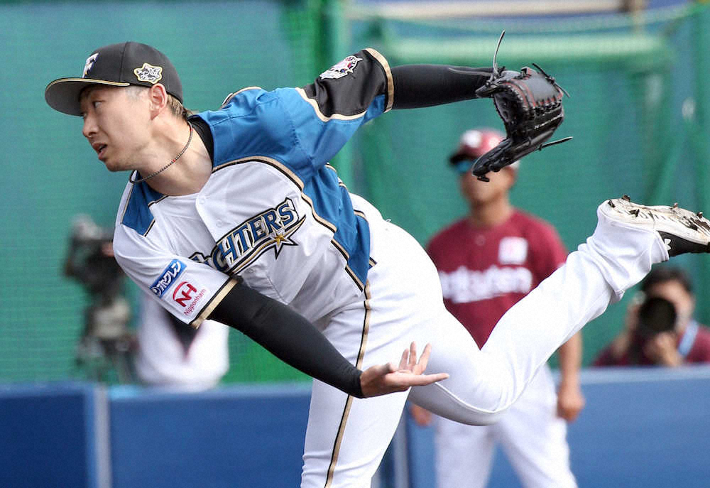 日本ハム 金子 先発 へ修正スライダー手応え 栗山監督 さすが スポニチ Sponichi Annex 野球