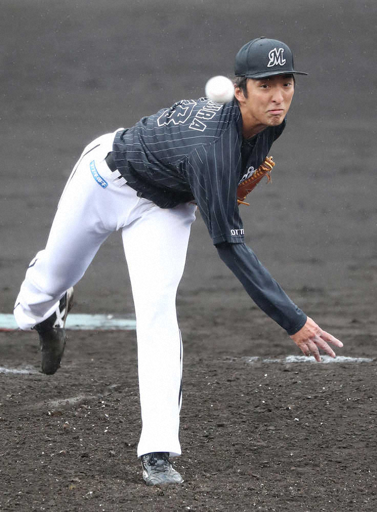 【画像・写真】ロッテ4位・河村、直球キレキレ　実戦3試合で4回無失点　井口監督「球速以上の威力ある」