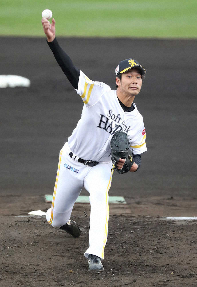 【画像・写真】開幕先発ローテ残り3枠　ソフトB・武田＆大竹、ともに3回無失点で前進　工藤監督「先が明るい」