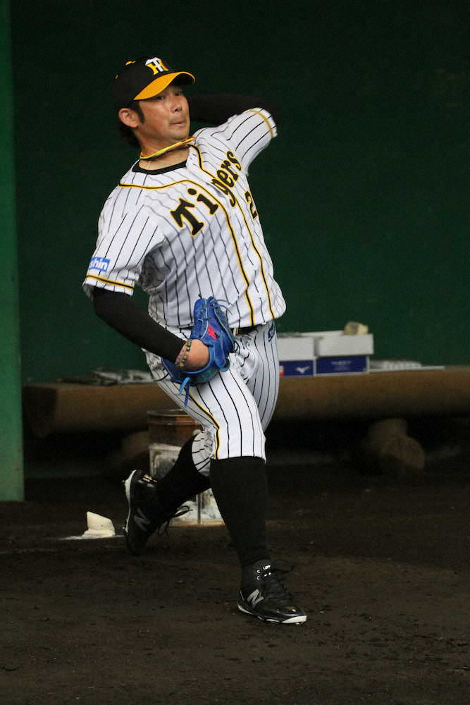 【画像・写真】阪神・岩田稔　28日に2軍で今春初実戦　1月のコロナ感染で調整遅れ「無事に終われたら」