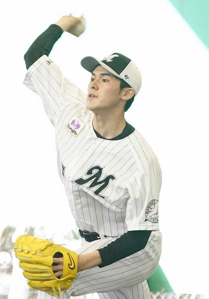 【画像・写真】ロッテ・朗希ついにプロ初登板！3・6か7の西武戦へ井口監督「おそらく1イニングに」