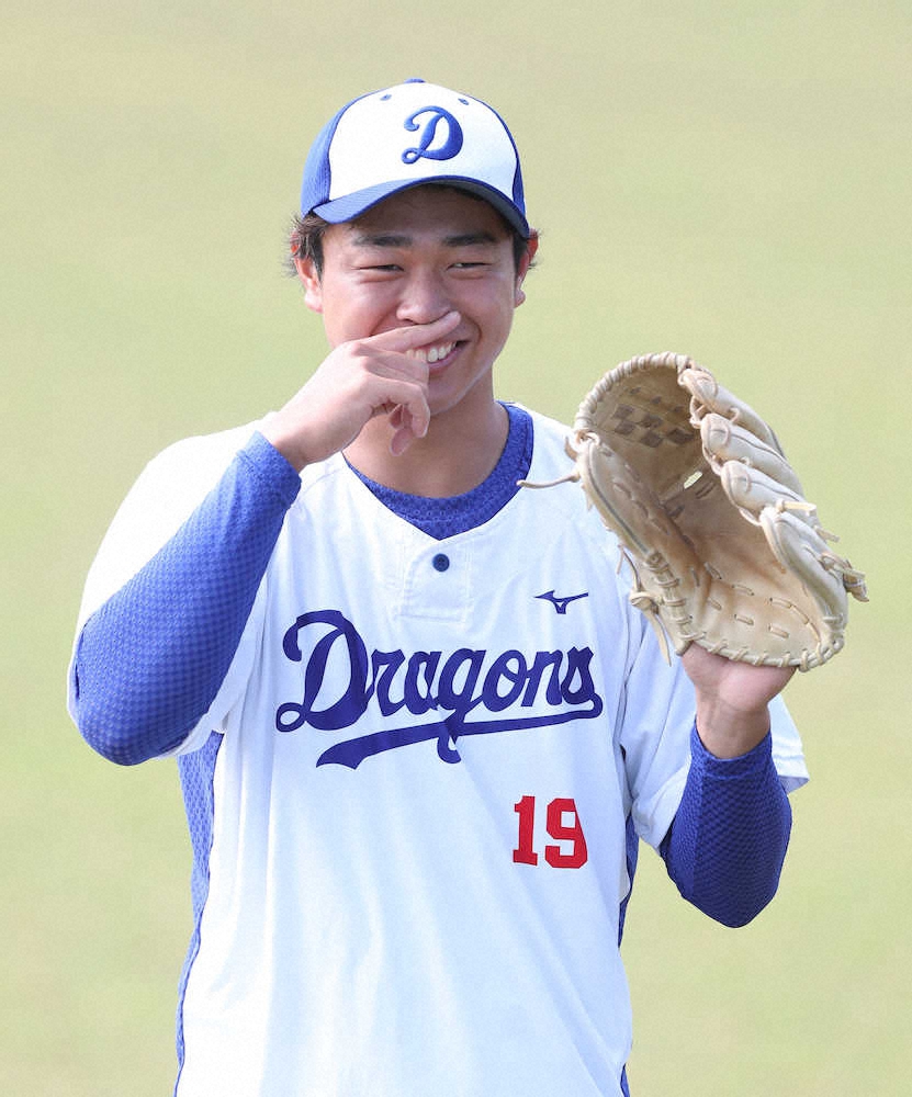 【画像・写真】中日ドラ1高橋宏　2軍キャンプ打ち上げ「すごく成長できた」今後は実戦形式へ突入