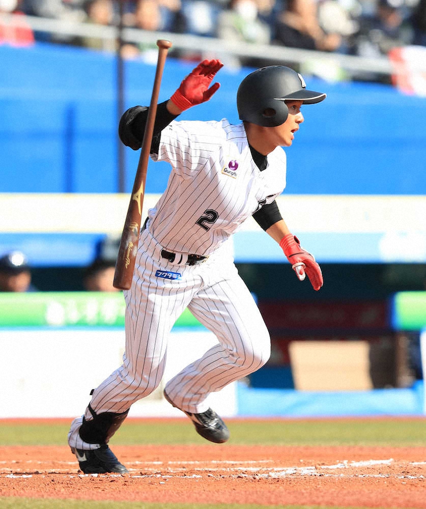 【画像・写真】ロッテ　プレーボールから2球で2点！先頭・藤原、岡が2者連続アーチ　初の有観客試合で大歓声