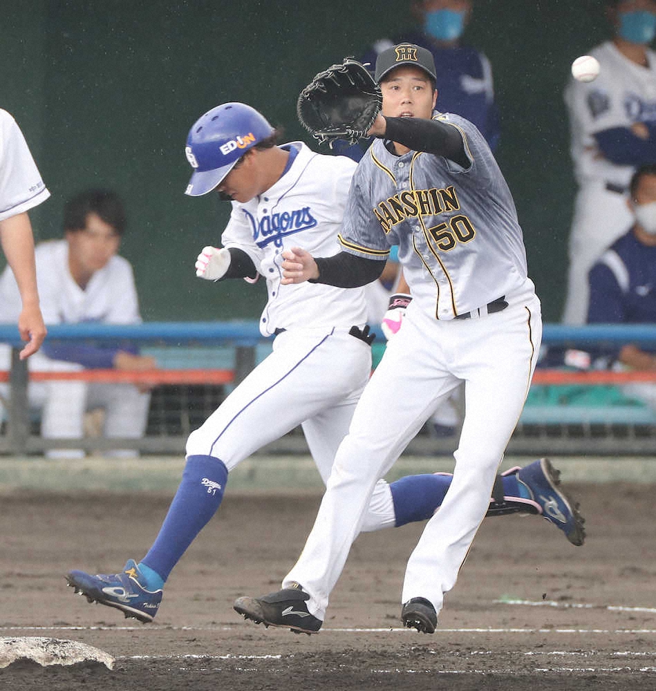 【画像・写真】これぞ「雨柳」の真骨頂！阪神・青柳は雨天の中、3回無失点　「3・26」開幕投手へロックオン