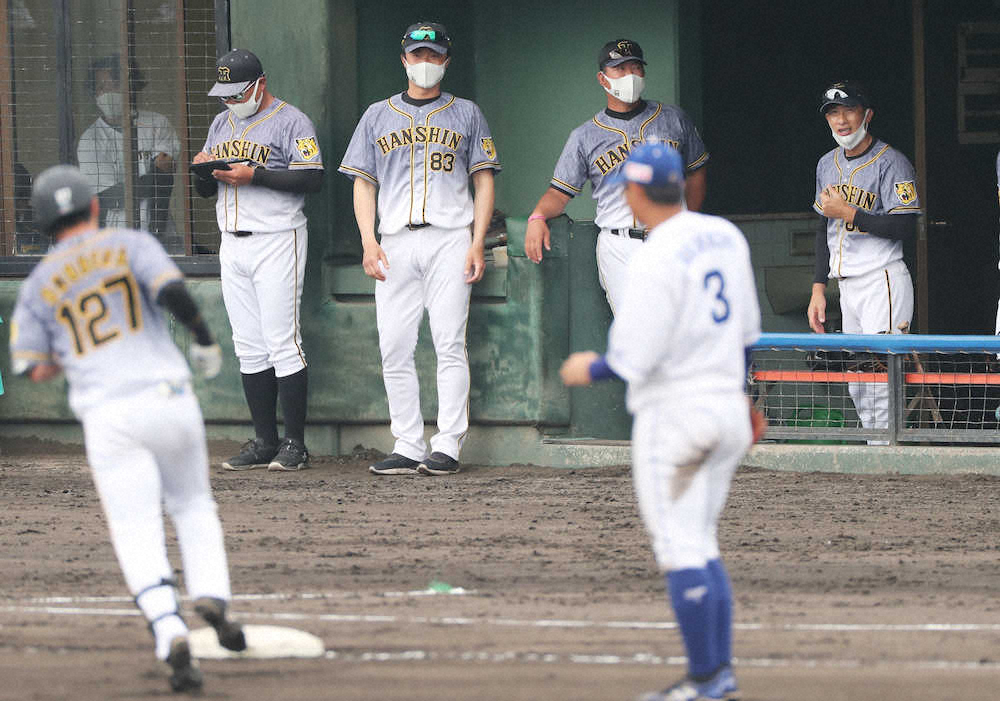 【画像・写真】シーズンにとっておきたい！？阪神が原口、育成・小野寺の一発攻勢で6回に一挙4得点
