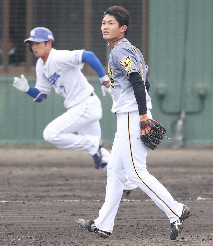 【画像・写真】開幕ローテ入りへ着実に積み重ねる実績　阪神・西純が2回無失点の好投見せる