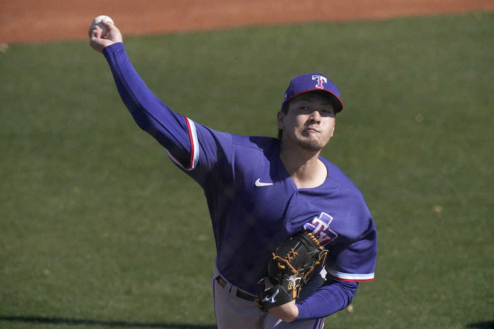 【画像・写真】レンジャーズ・有原　3・3初登板決定　ホワイトソックス戦先発で1回予定