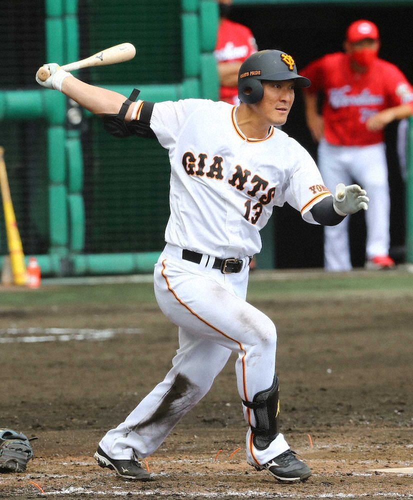 【画像・写真】梶谷　巨人移籍後初タイムリー「感覚自体は悪くはない」も「完全にはまっているという感じはない」