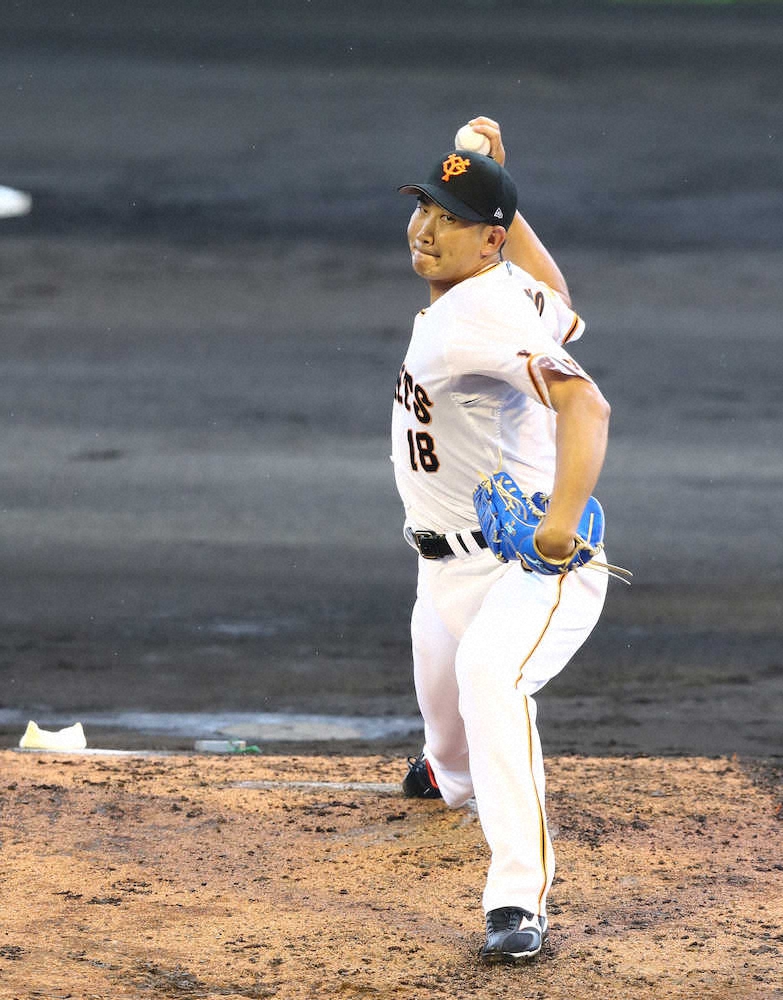 【画像・写真】巨人・菅野　今季初実戦でプレート移動の成果！2回零封　左斬り2K